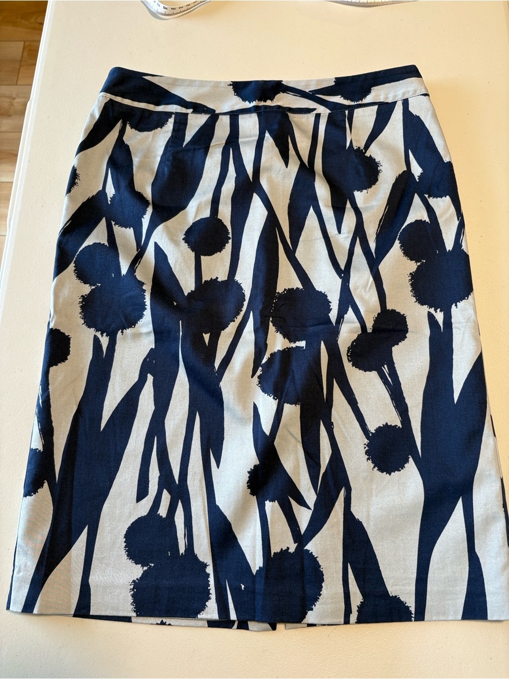 Boden navy and gray Skirt nwot